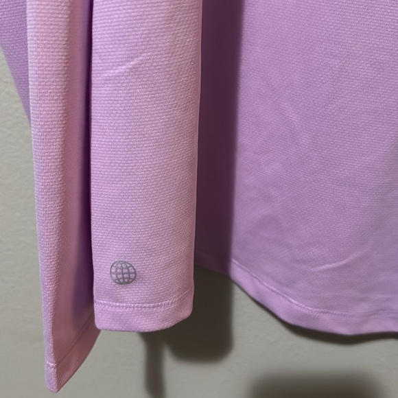 NWT Adidas Long Sleeve Golf T-Shirt Lilac Purple Womens XL Athletic Crew Neck - Picture 9 of 10